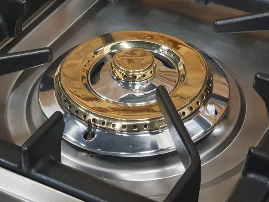 🔥Luxe Boretti Fornuis 80cm antraciet & rvs 5 pits 1 oven, Elektronische apparatuur, Fornuizen, Ophalen, 60 cm of meer, Zo goed als nieuw