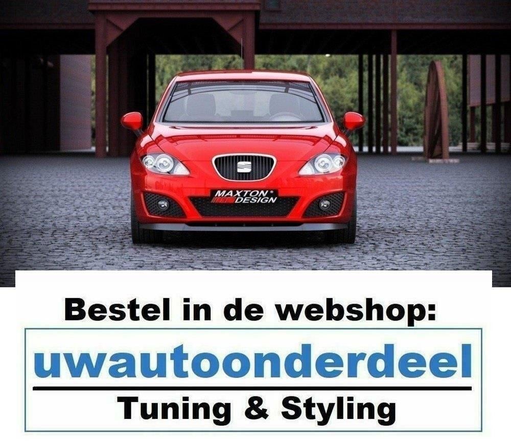Maxton Spoiler Voorspoiler Lip Splitter Voor Seat Leon MK2, Envoi