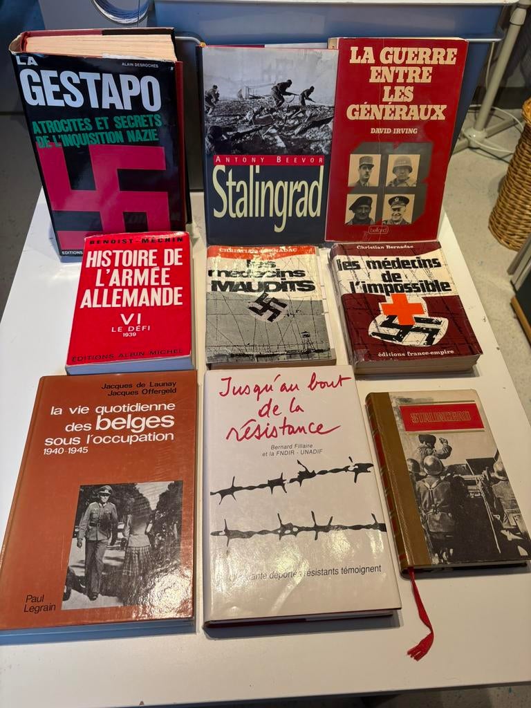 9 oorlogsboeken, Boeken, Oorlog en Militair, Ophalen of Verzenden, Gelezen