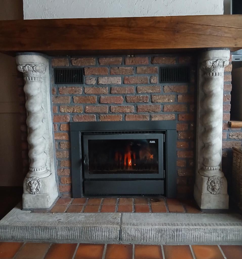 Kachel, Huis en Inrichting, Ophalen, Gebruikt, Houtkachel, Inbouw