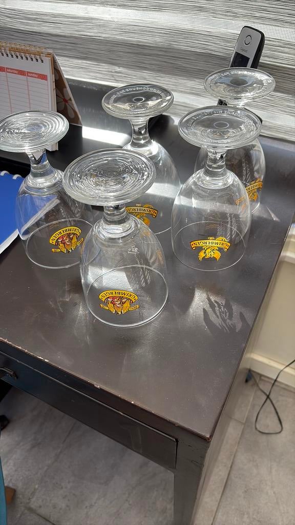 5 verres Grimbergen, Enlèvement ou Envoi, Comme neuf