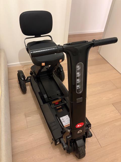Relync opvouwbare scootmobiel, Diversen, Brommobielen en Scootmobielen, Ophalen, Zo goed als nieuw