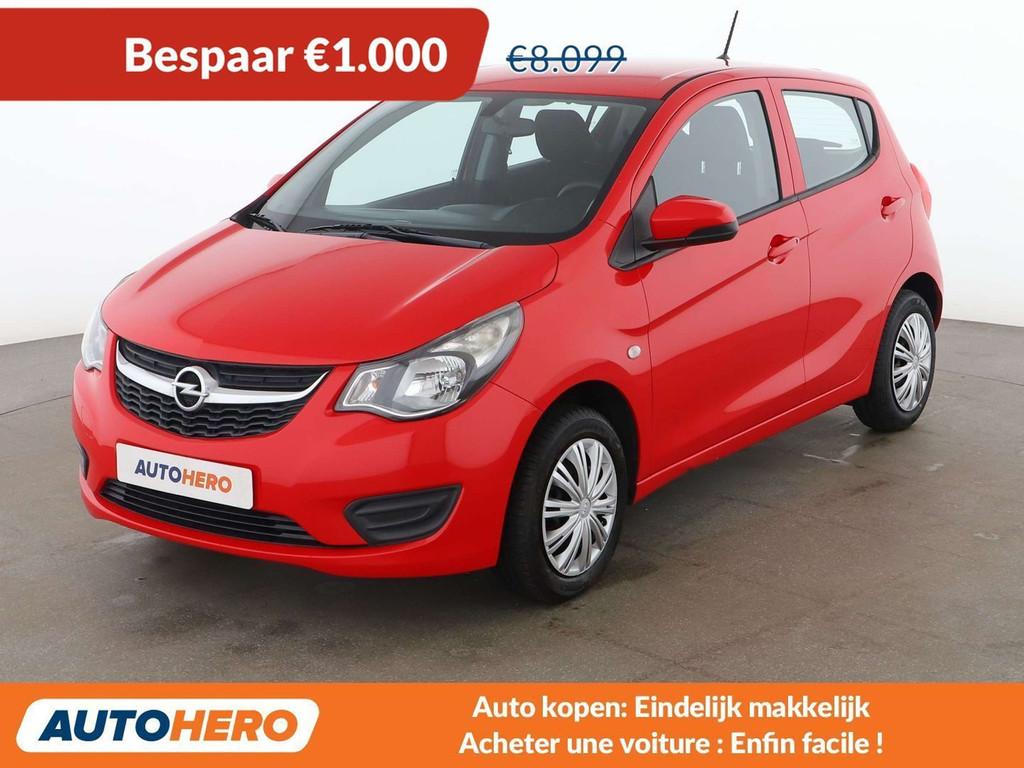 Opel KARL 1.0 Edition (année de construction 2015), Autos, Rouge, Achat, 939 kg, Boîte manuelle