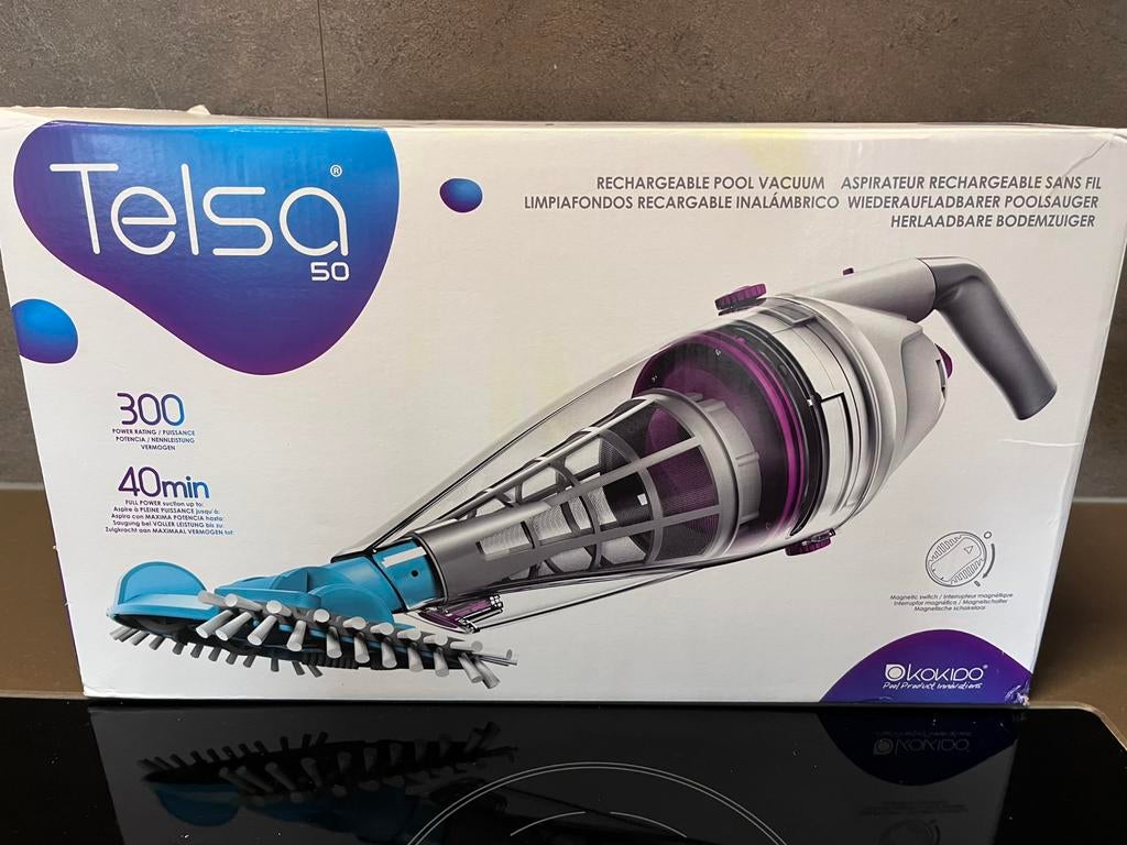 Kokido Telsa 50 elektrische zwembadstofzuiger, Ophalen of Verzenden, Nieuw