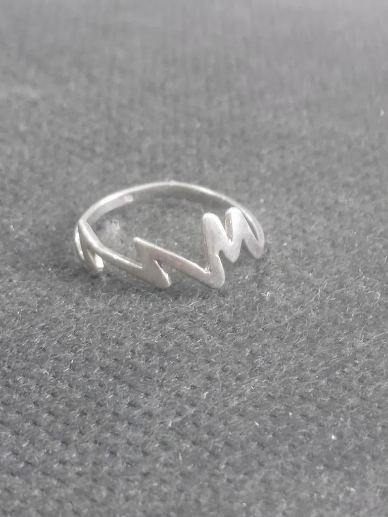 Zilver Ring, Handtassen en Accessoires, Ringen, Ophalen of Verzenden, Zilver, Zilver