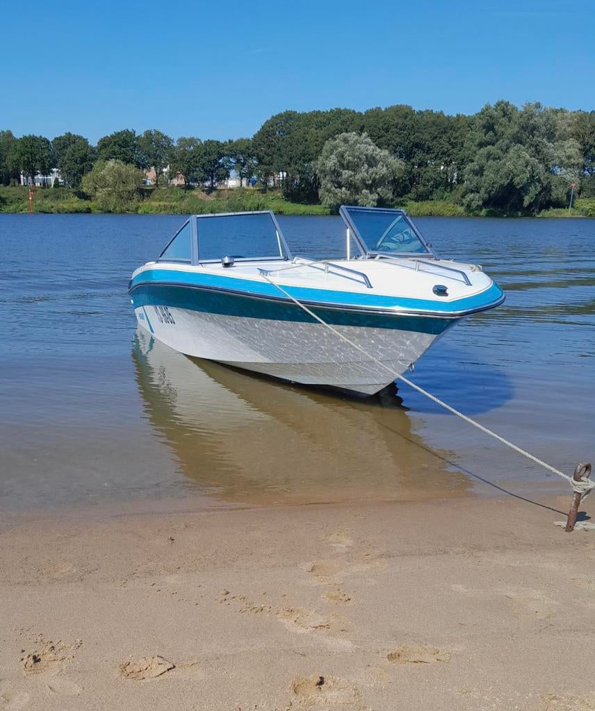 Speedboot invader 165, Sports nautiques & Bateaux, Speedboat, Utilisé, 3 à 6 mètres, Essence, 120 à 200 ch, Polyester, Moteur in-bord