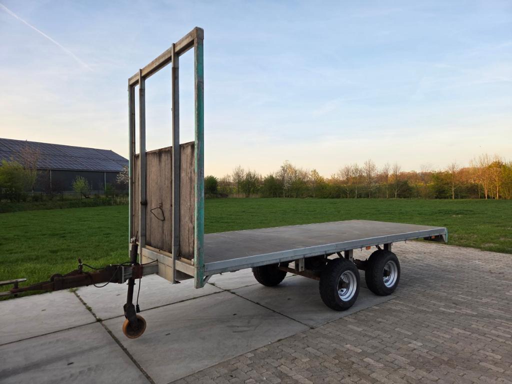 6 tons Bunk huifwagen, balenwagen, geveerd werfwagen, Ophalen