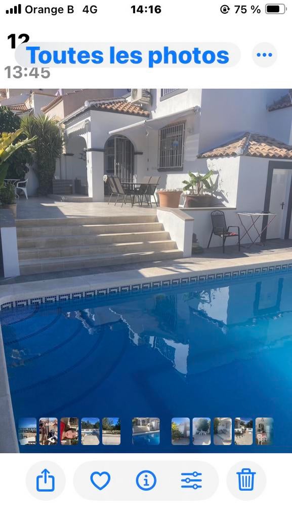 Maison avec piscine privée, Vacances, Maisons de vacances | Espagne, Costa Blanca, Autres types, Autres, Mer, 2 chambres, Propriétaire