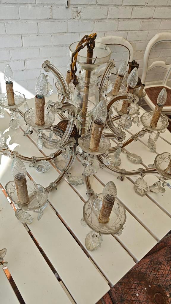 verschillende luchters met onderdelen, Huis en Inrichting, Ophalen