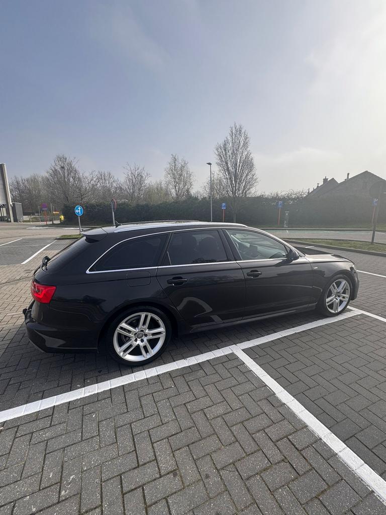 Audi A6 automaat S-line, Zwart, Leder, 5 deurs, Particulier