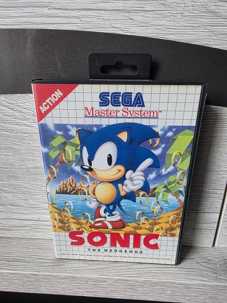 Sonic The Hedgehog Sega Master-systeem, Games en Spelcomputers, Gebruikt, 1 speler, Ophalen of Verzenden, Platform