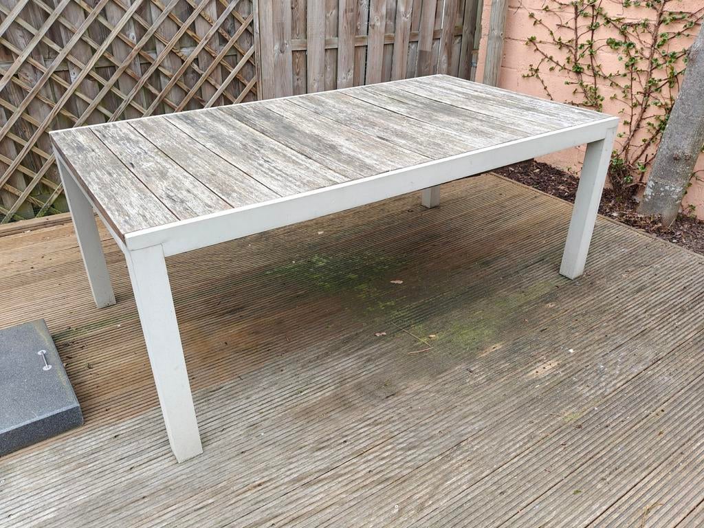 Table de jardin pour 6 personnes (extensible), Jardin & Terrasse, Enlèvement, Utilisé, Rectangulaire
