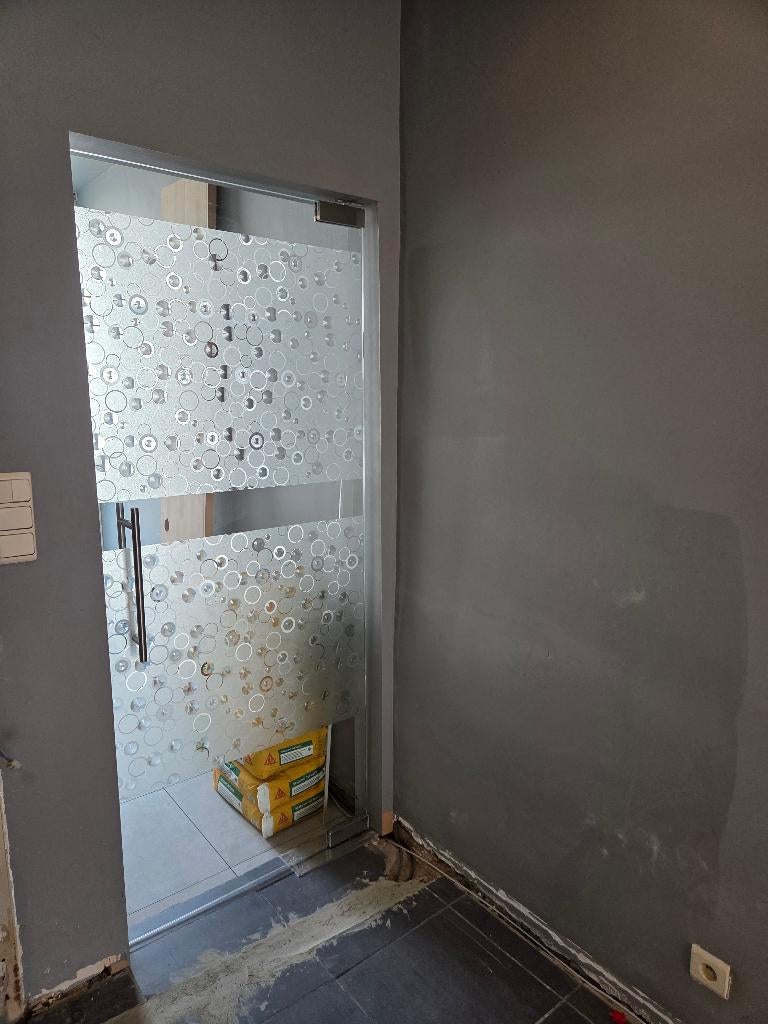 Glazen binnendeur, Ophalen, 80 tot 100 cm, Binnendeur, 200 tot 215 cm