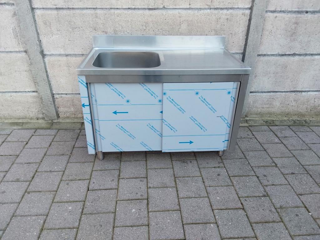 Nieuw spoeltafelkast met schuifdeuren 1200x700, Ophalen