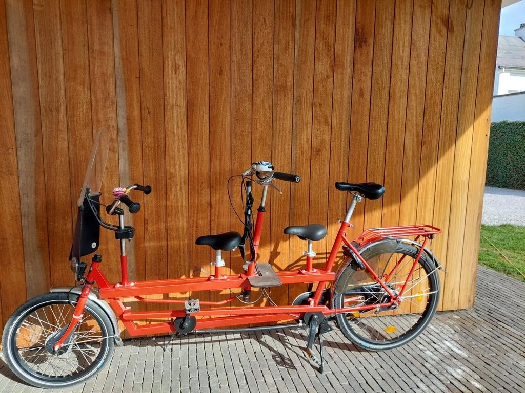 Unieke Onderwater ouderkind-tandem – Topstaat  3 zitplaatsen, Fietsen en Brommers, Fietsen | Tandems, Ophalen