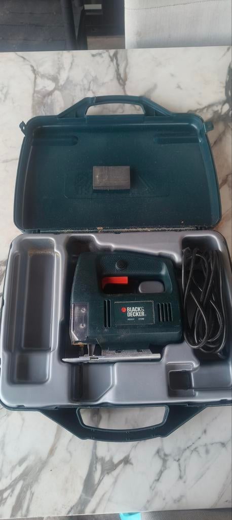 Scie Black&Decker avec lames supplémentaires, Bricolage & Construction, Outillage | Ponceuses, Enlèvement ou Envoi, Utilisé