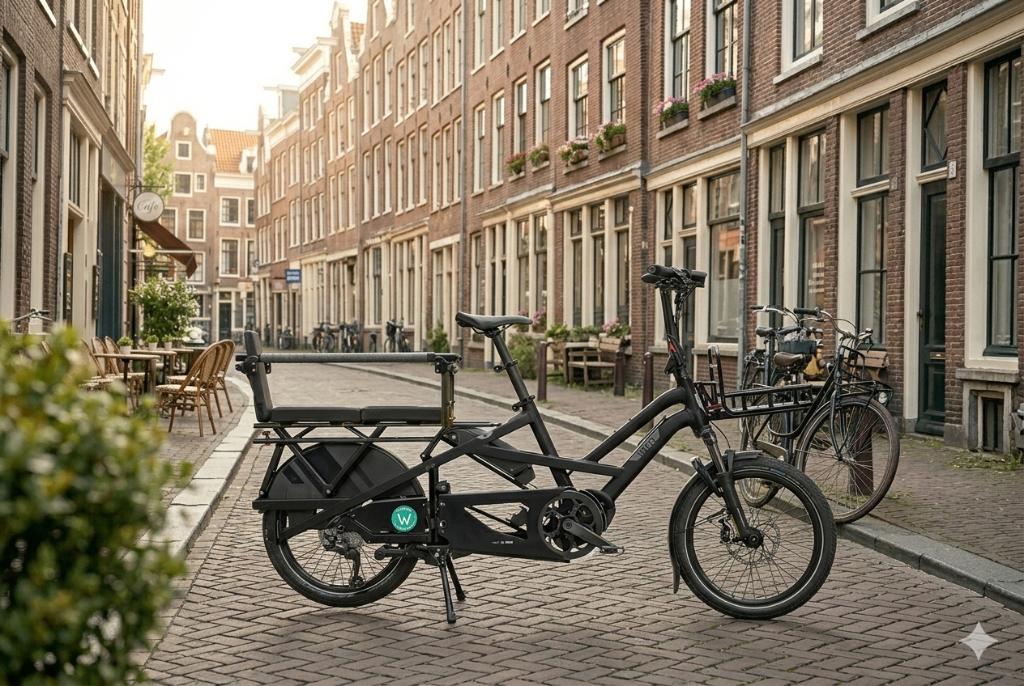 Abonnement voor elektrische cargofietsen - Bakfiets, Fietsen en Brommers, Fietsen | Bakfietsen, Ophalen, 1 kind, Elektrisch