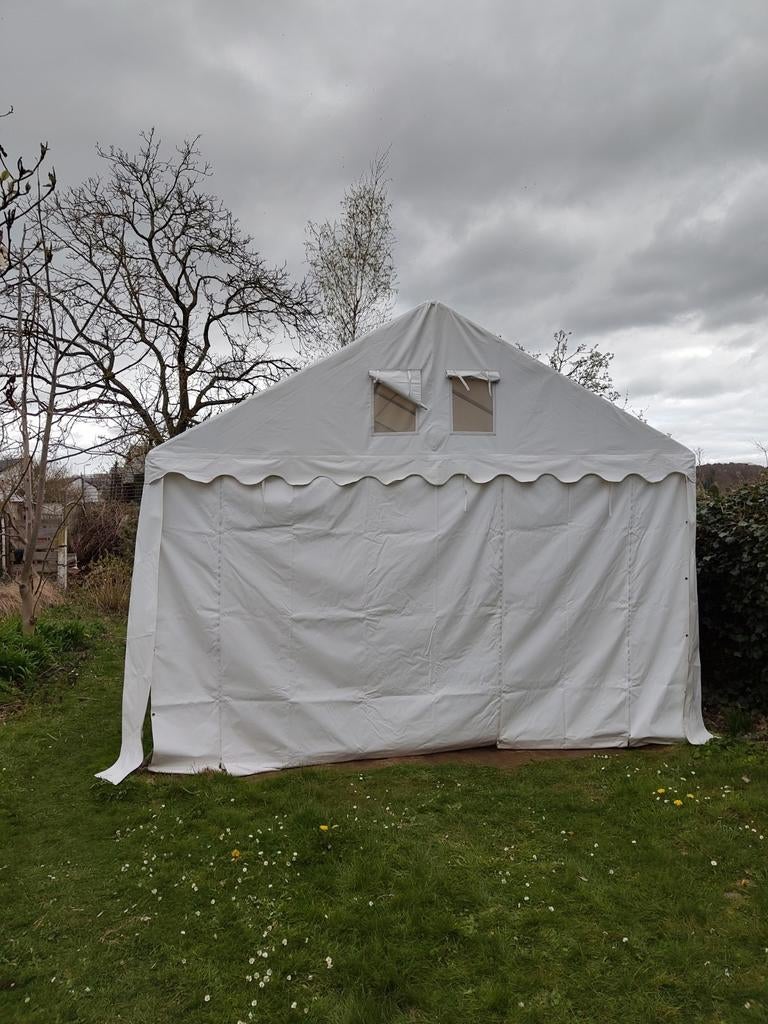 Grizzly outdoor Pro PVC tent 6*4m, Ophalen, Gebruikt, Opvouwbaar, Partytent