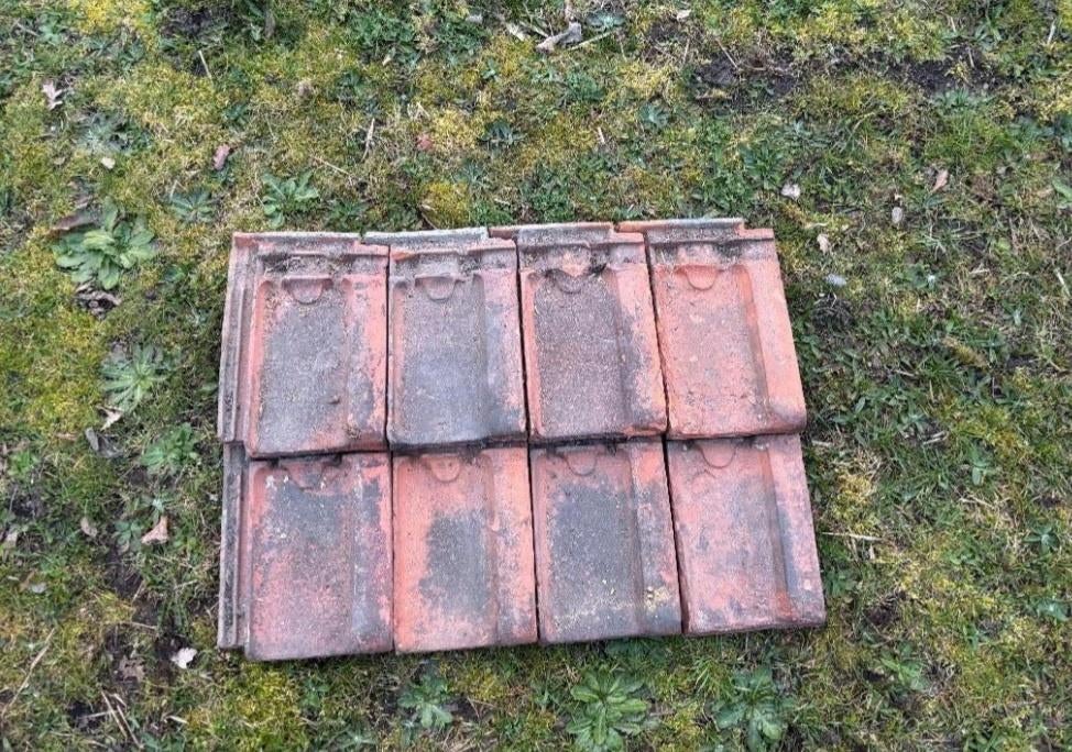 Dakpannen VTB, Doe-het-zelf en Bouw, Dakpannen en Dakbedekking, Gebruikt, Dakpannen, Steen of Klei, Rood, 15 m² of meer, Ophalen