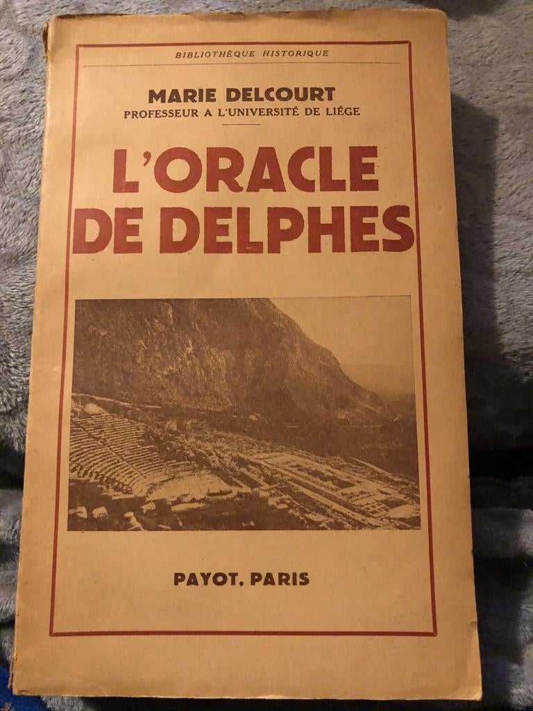 L'Oracle de Delphes - Marie Delcourt, Enlèvement ou Envoi, Marie Delcourt