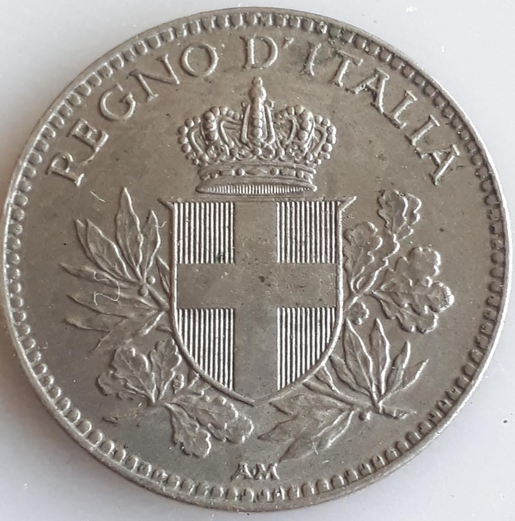 ITALIË: 20 CENTESIMI 1918 R KM58 ZEER MOOI!, Postzegels en Munten, Munten | Europa | Niet-Euromunten, Ophalen of Verzenden, Italië