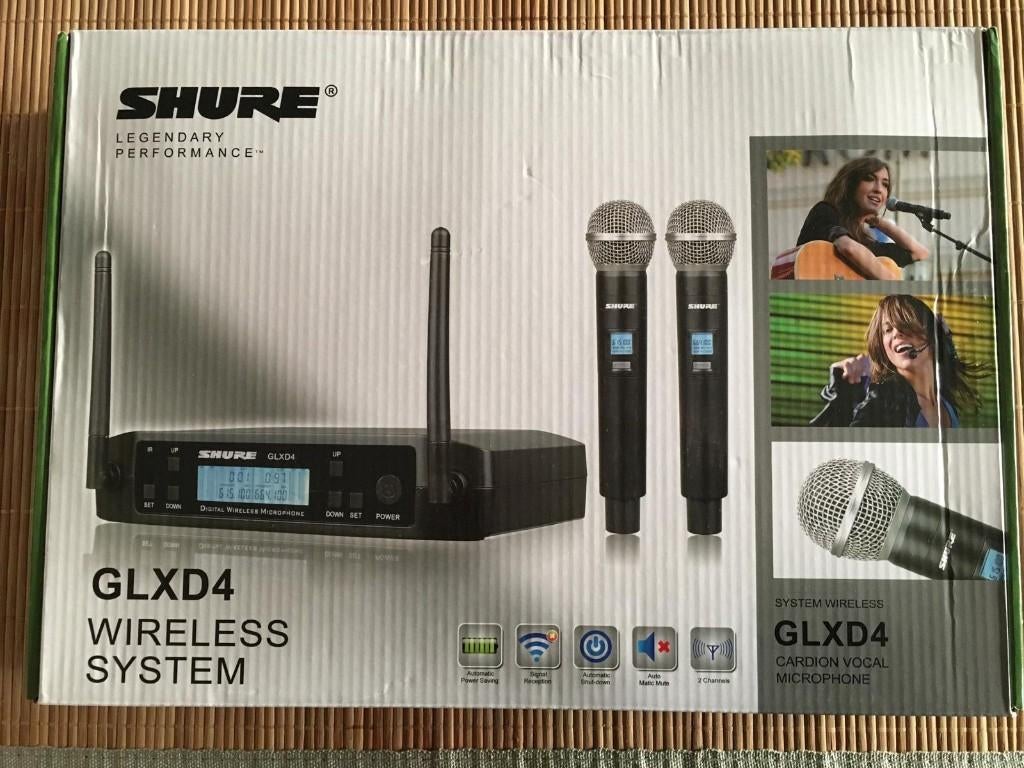 Duo micro-emetteur GLXD4, Musique & Instruments, Microphones, Enlèvement ou Envoi, Comme neuf, Micro chant, Sans fil