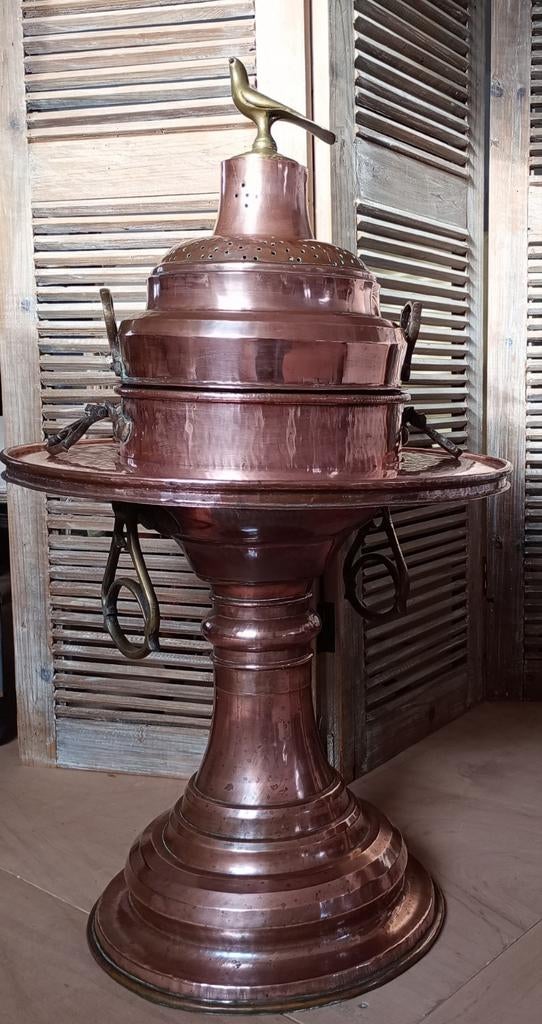 Antieke ottomaanse kachel, Mangal, koper, Antiek en Kunst, Ophalen, Koper