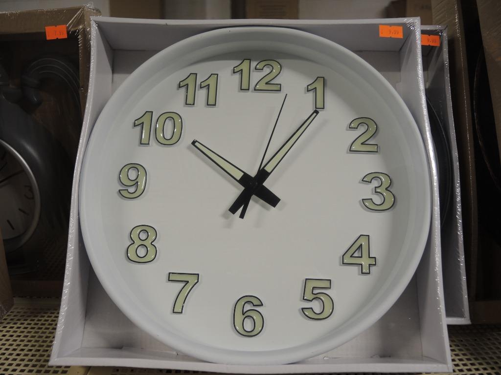 Quartz ronde klok 30 cm nieuw!, Maison & Meubles, Accessoires pour la Maison | Horloges, Neuf, Horloge murale, Enlèvement ou Envoi