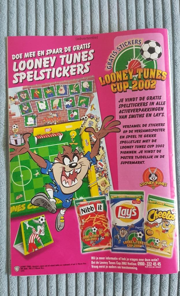 Looney Tunes Cup 2002 advertentie, verzamel item., Verzenden, Looney Tunes, Overige typen
