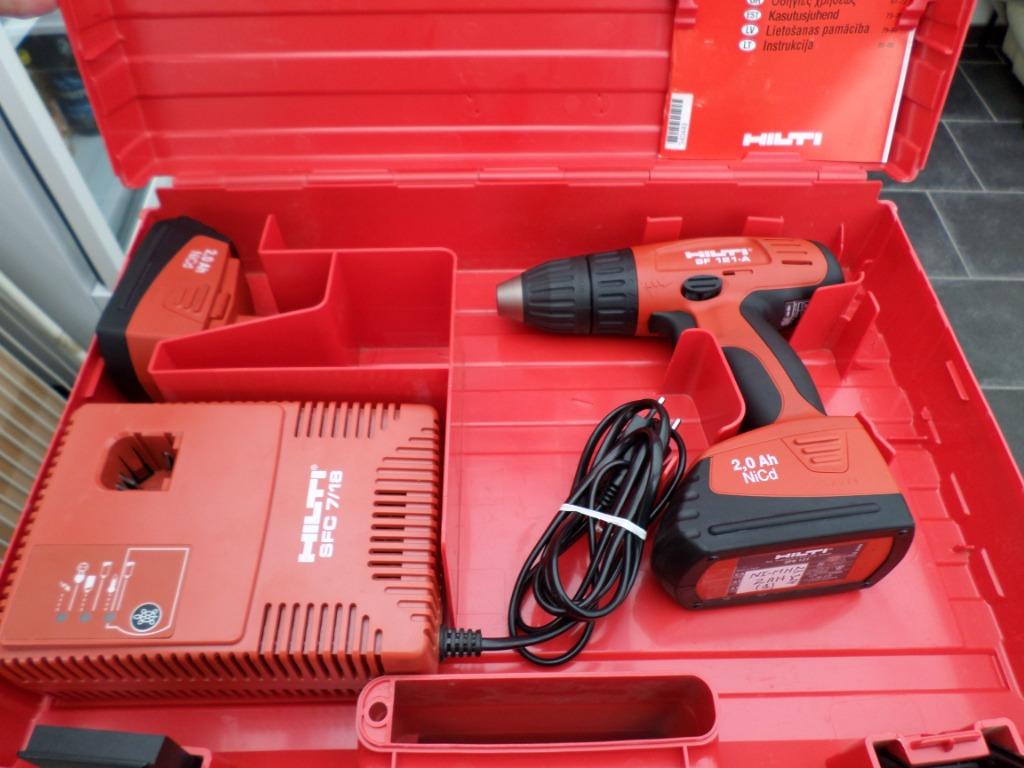 Visseuse HILTI SF180A,SF 151A,SFH 151A, SF 121A, Bricolage & Construction, Enlèvement, Utilisé