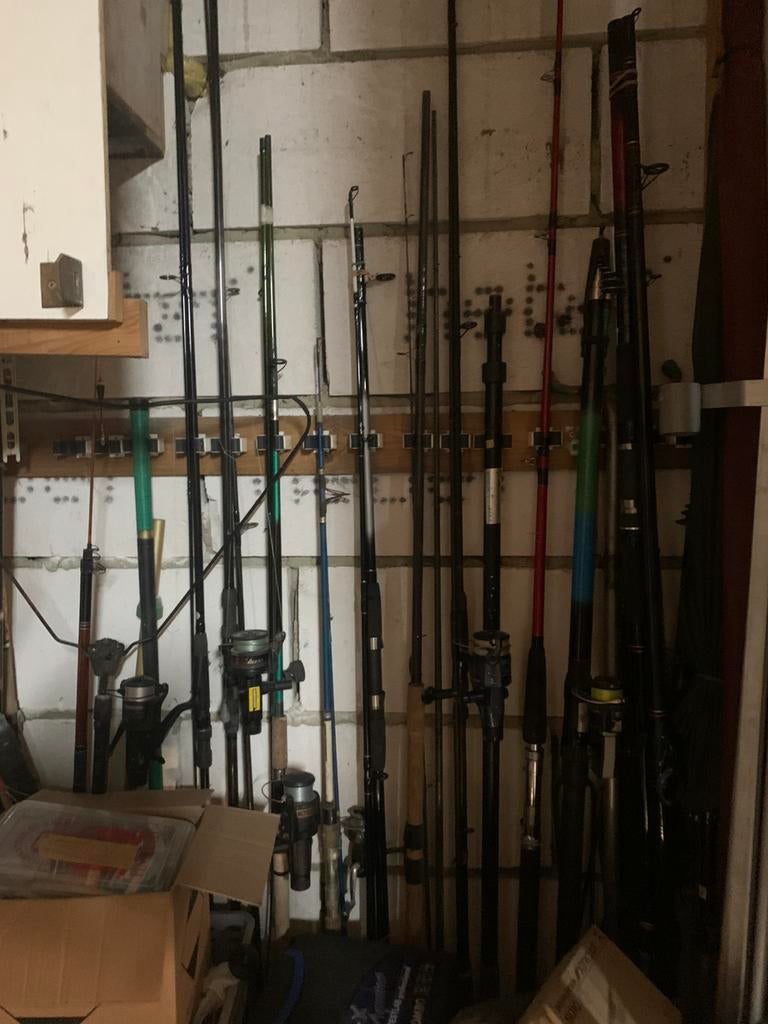 Vislijnen molens voor strand of boot, Ophalen of Verzenden