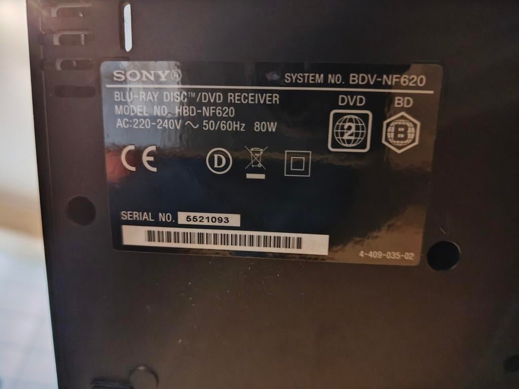 Home cinéma Sony Blu Ray, Enlèvement