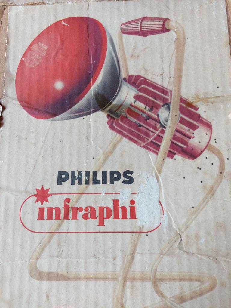 Philips warmtelamp, Enlèvement ou Envoi, Utilisé, Vintage