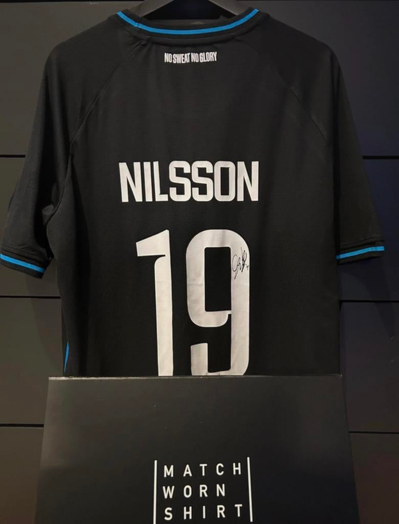 Matchworn shirt - Gustaf Nilsson, Envoi, Comme neuf, Maillot