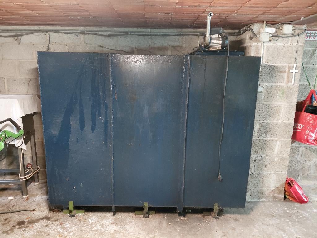 Brandstoftank 2000 L enkelwandig, Ophalen, Gebruikt