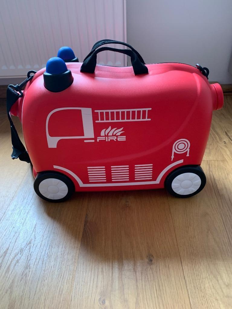 Kinderkoffer reistrolley brandweer, Kinderen en Baby's, Ophalen, Zo goed als nieuw
