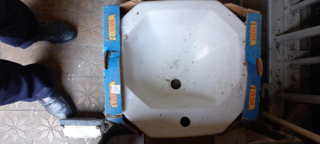 évier octogonal, Bricolage & Construction, Enlèvement, Utilisé