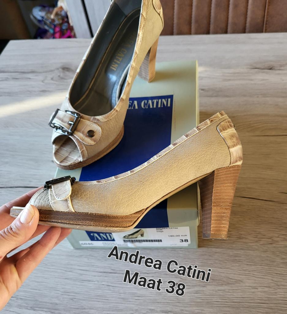 Pumps van Andrea Catini , maat 38, Kleding | Dames, Pumps, Beige, Ophalen of Verzenden, Andrea Catini