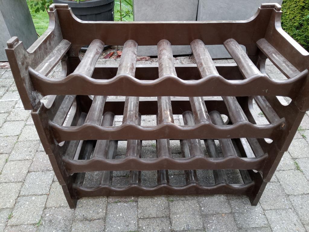 casier à bouteilles de vin 24 bouteilles, Enlèvement, Utilisé, Synthétique, 15 à 25 bouteilles