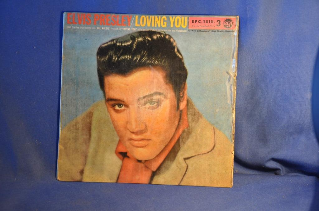 §  vinyl 45 tours elvis presley /loving you 4 titres, CD & DVD, Enlèvement ou Envoi, Utilisé, Rock and Roll