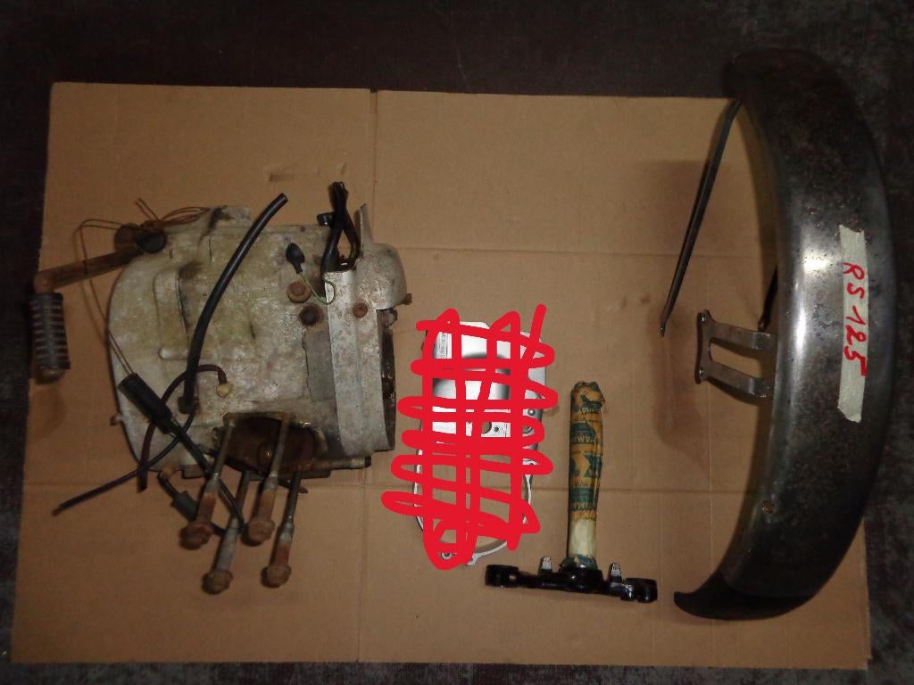 Pièces pour Yamaha RS 125, Motos, Enlèvement, Utilisé