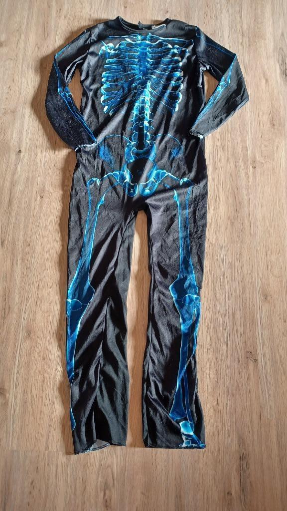 Déguisement squelette 130-140 cm, Enlèvement ou Envoi, Utilisé, 134 à 140