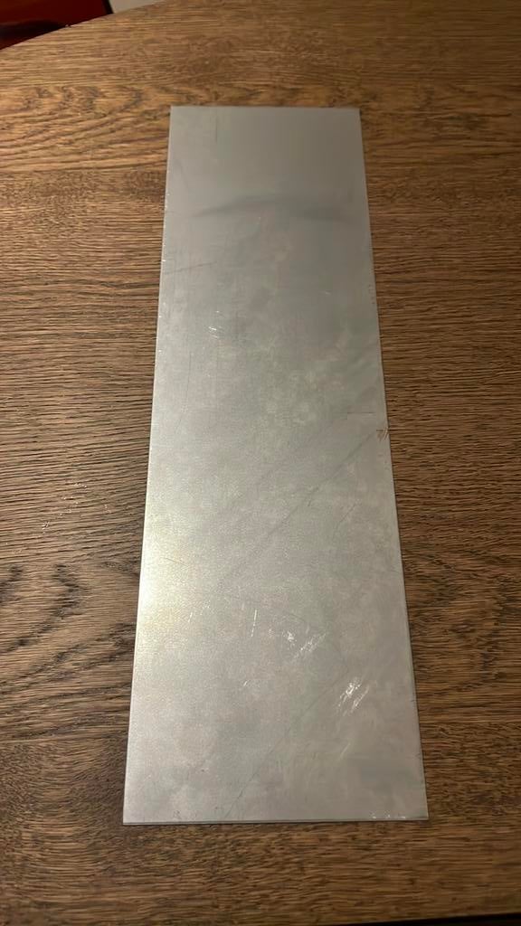 Vlakke staalplaat 2mm dik 50x15 cm, Ophalen, Nieuw