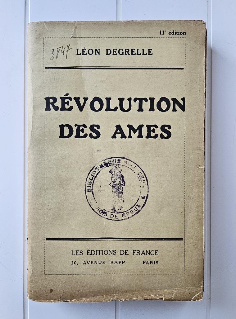 Léon Degrelle - Révolution des âmes, Enlèvement ou Envoi, Léon Degrelle, Avant 1940, Utilisé