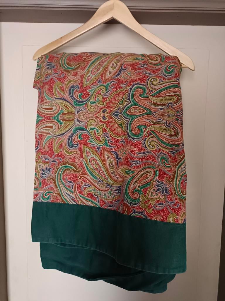 Drap double vintage 190*140 cm, Enlèvement ou Envoi, Neuf, Deux personnes, Drap-housse ou Taie d'oreiller