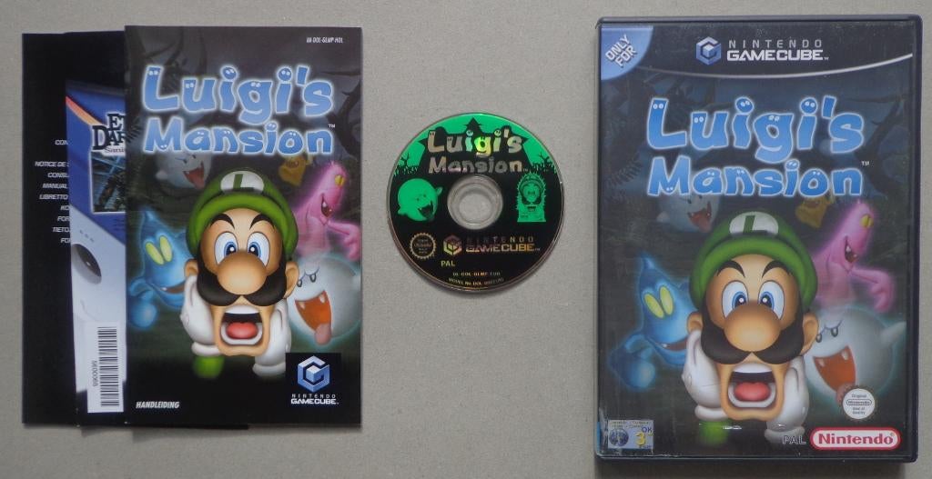 Luigi's Mansion voor de Nintendo GameCube Compleet, Ophalen of Verzenden, Zo goed als nieuw