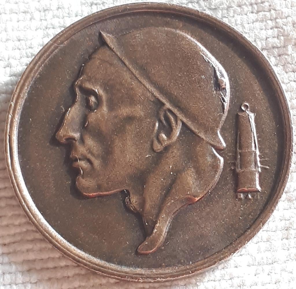 BELGIQUE : RARE 50 CENTS 1977 VL ADAMSAPPEL KM149.1, Envoi, Bronze, Monnaie en vrac