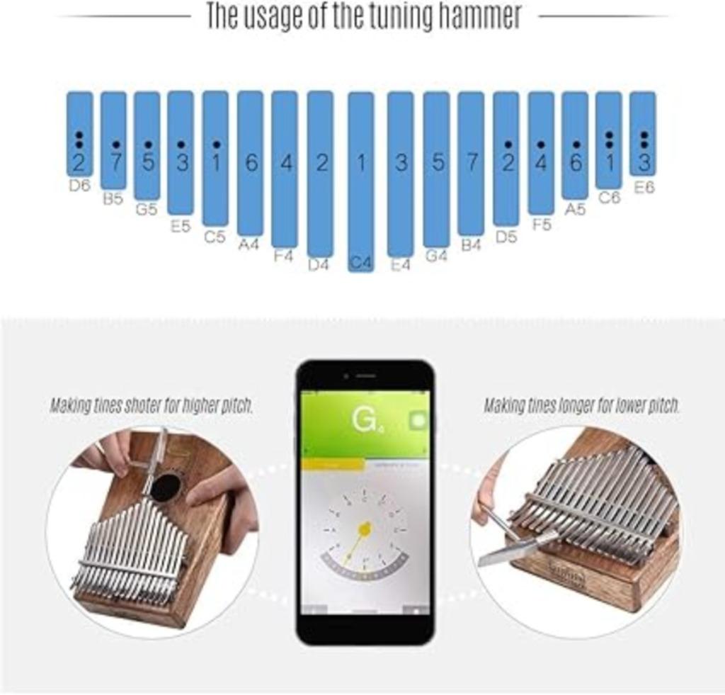 Piano à pouces Kalimba à 17 touches LIVRAISON RAPIDE ET GRAT, Neuf, -, -, LING TING
