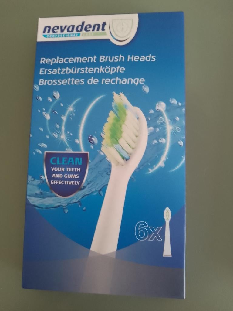 5 ongeopende Nevadent opzetborstels, Elektronische apparatuur, Ophalen, Nieuw