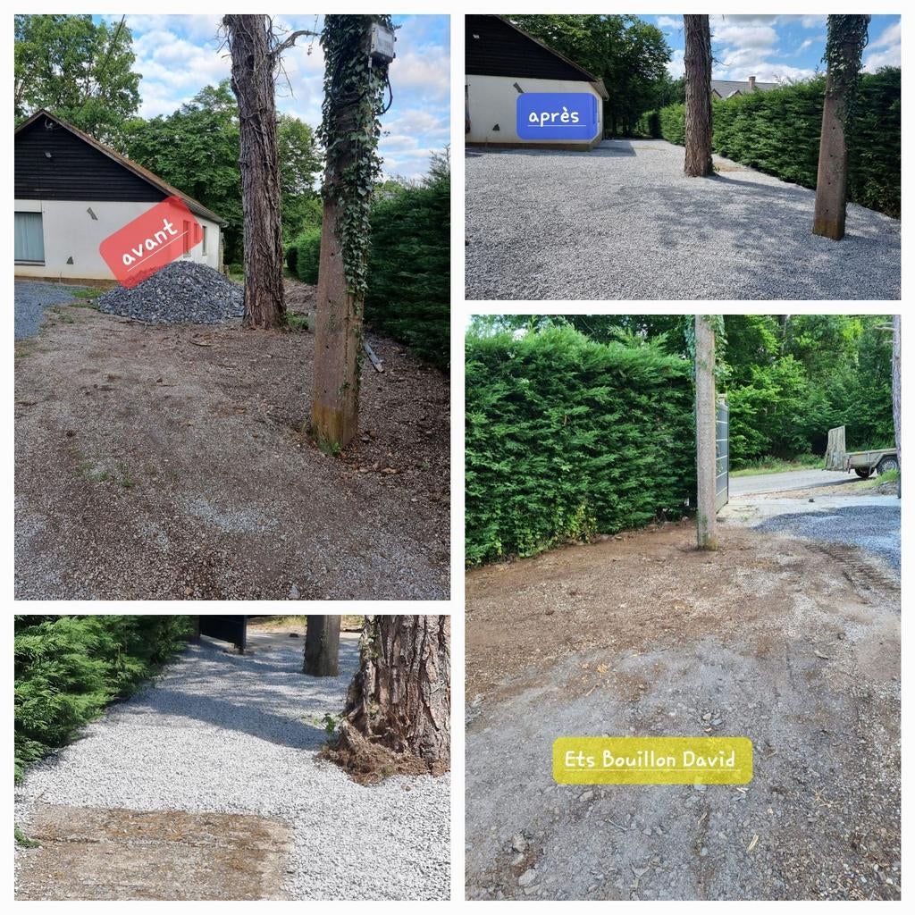 Gravier, aménagement de parking., Tuin en Terras, Grind, Keien en Split, Zo goed als nieuw, Grind, Verzenden